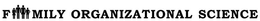 F MILY ORGANIZATIONAL SCIENCE trademark