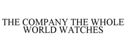 THE COMPANY THE WHOLE WORLD WATCHES trademark