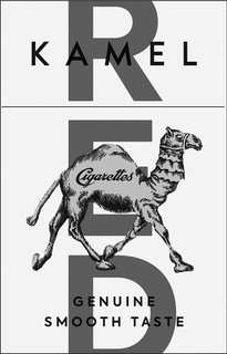 KAMEL RED CIGARETTES GENUINE SMOOTH TASTE trademark
