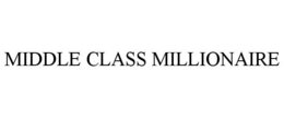 MIDDLE CLASS MILLIONAIRE trademark