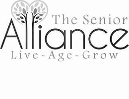 THE SENIOR ALLIANCE LIVE ~ AGE ~ GROW trademark