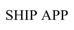 SHIP APP trademark