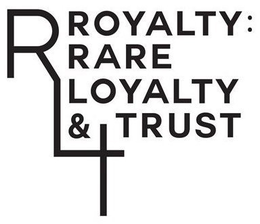 RLT ROYALTY: RARE LOYALTY & TRUST trademark