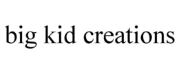 BIG KID CREATIONS trademark