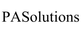 PASOLUTIONS trademark