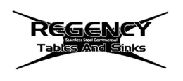 REGENCY STAINLESS STEEL COMMERCIAL TABLES AND SINKS trademark