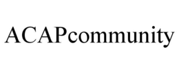 ACAPCOMMUNITY trademark