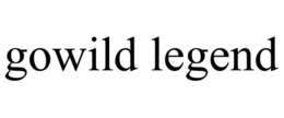 GOWILD LEGEND trademark