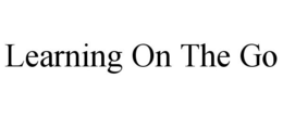 LEARNING ON THE GO trademark
