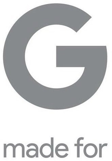 G MADE FOR trademark