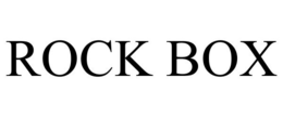ROCK BOX trademark