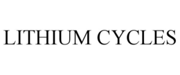 LITHIUM CYCLES trademark