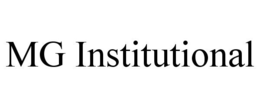 MG INSTITUTIONAL trademark