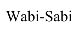 WABI-SABI trademark