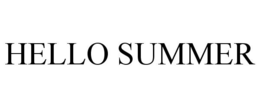 HELLO SUMMER trademark