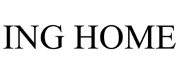 ING HOME trademark