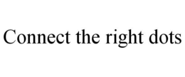 CONNECT THE RIGHT DOTS trademark