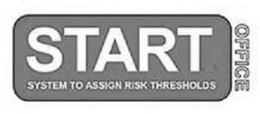 START SYSTEM TO ASSIGN RISK THRESHOLDS OFFICE trademark