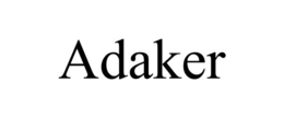 ADAKER trademark