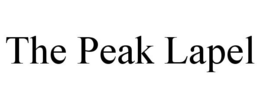 THE PEAK LAPEL trademark