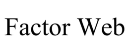 FACTOR WEB trademark
