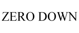 ZERO DOWN trademark