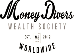 MONEY DIVERS WEALTH SOCIETY EST. 2012 MD 82 83 84 2012 WORLDWIDE trademark