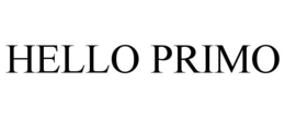 HELLO PRIMO trademark