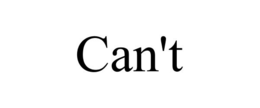 CAN'T trademark