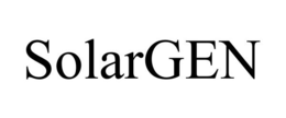 SOLARGEN trademark