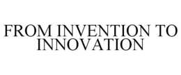 FROM INVENTION TO INNOVATION trademark