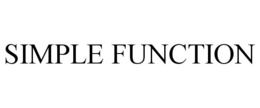 SIMPLE FUNCTION trademark