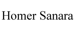 HOMER SANARA trademark