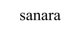 SANARA trademark