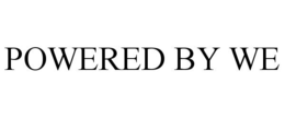 POWERED BY WE trademark