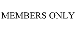 MEMBERS ONLY trademark