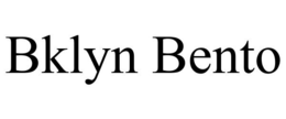 BKLYN BENTO trademark