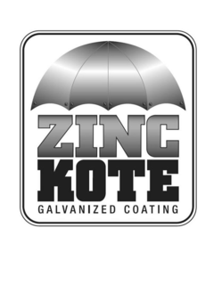 ZINC KOTE GALVANIZED COATING trademark