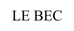 LE BEC trademark