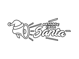 MESSAGE FROM SANTA trademark