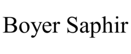 BOYER SAPHIR trademark