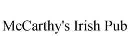 MCCARTHY'S IRISH PUB trademark