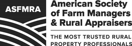 ASFMRA AMERICAN SOCIETY OF FARM MANAGERS & RURAL APPRAISERS THE MOST TRUSTED RURAL PROPERTY PROFESSIONALS trademark