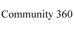 COMMUNITY 360 trademark