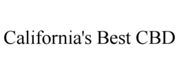 CALIFORNIA'S BEST CBD trademark