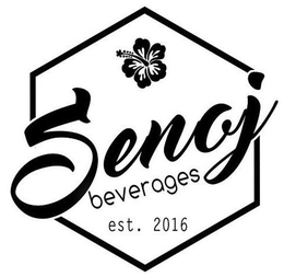 SENOJ BEVERAGES EST 2016 trademark