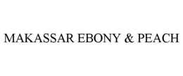MAKASSAR EBONY & PEACH trademark