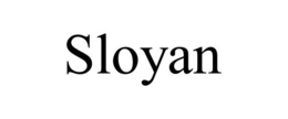 SLOYAN trademark