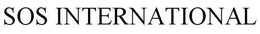 SOS INTERNATIONAL trademark