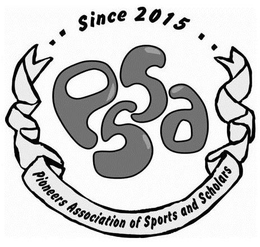 PASS PIONEERS ASSOCIATION OF SPORTS AND SCHOLARS ..SINCE 2015.. trademark
